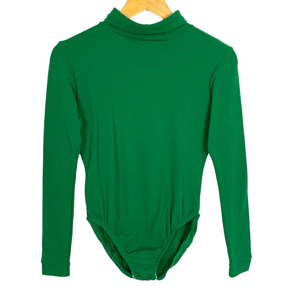 J.B. Bloomers Kelly Green Long Sleeve Leotard Bodysuit Youth L Style #3310